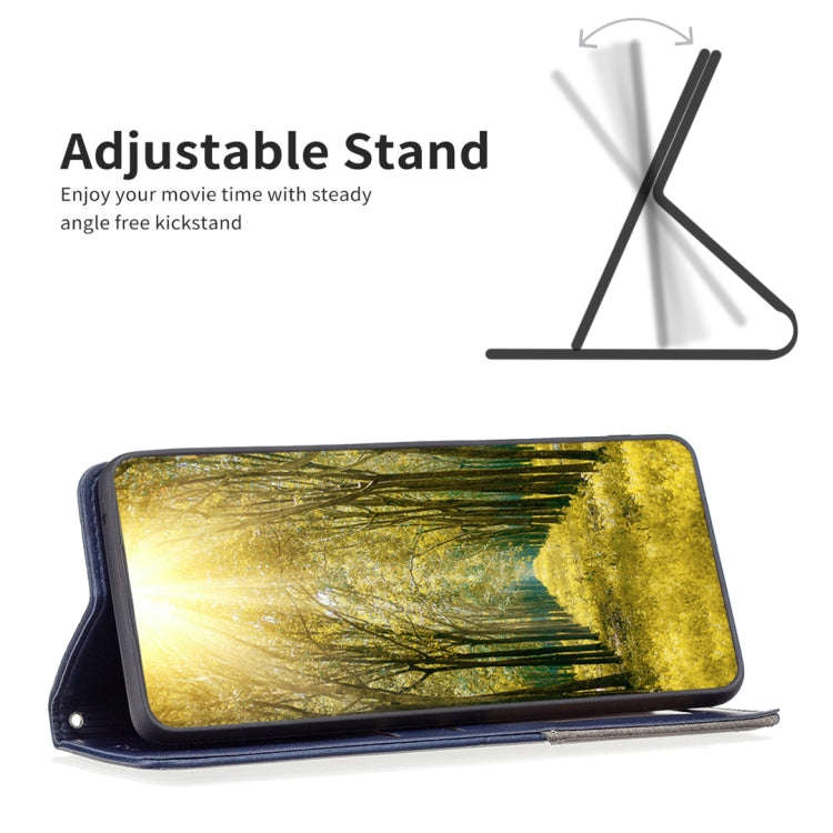 For Sony Xperia 1 III Prismatic Invisible Magnetic Leather Phone Case(Blue)