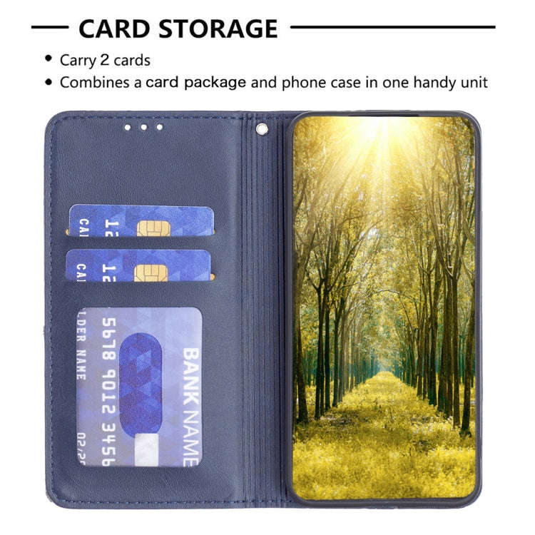 For Sony Xperia 1 III Prismatic Invisible Magnetic Leather Phone Case(Blue)