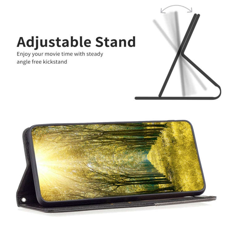 For Sony Xperia 5 III Prismatic Invisible Magnetic Leather Phone Case(Black)