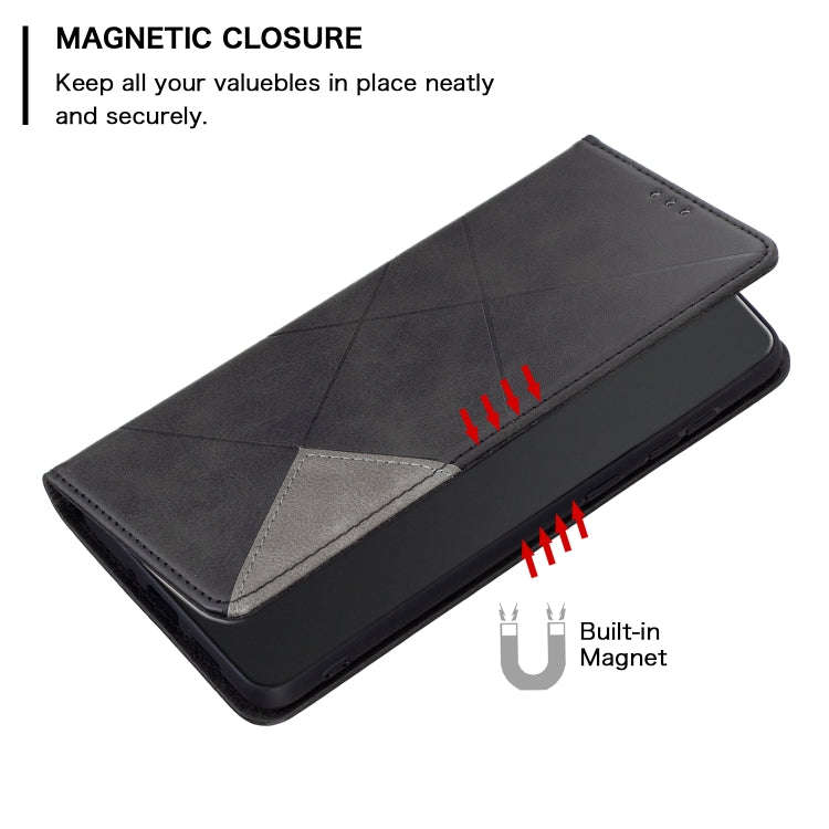 For Sony Xperia 5 III Prismatic Invisible Magnetic Leather Phone Case(Black)