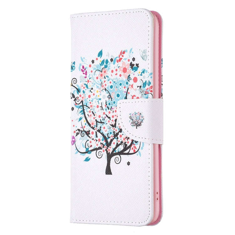 For Sony Xperia 5 III Drawing Pattern Leather Phone Case(Tree)
