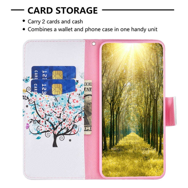 For Sony Xperia 5 III Drawing Pattern Leather Phone Case(Tree)
