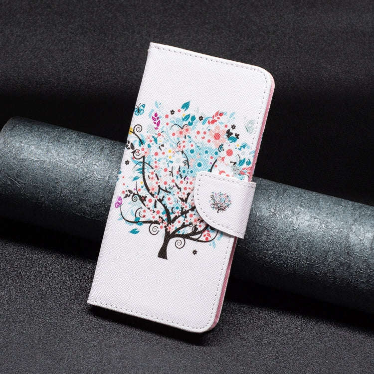 For Sony Xperia 5 III Drawing Pattern Leather Phone Case(Tree)