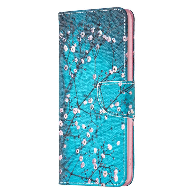 For Sony Xperia 5 III Drawing Pattern Leather Phone Case(Plum Blossom)