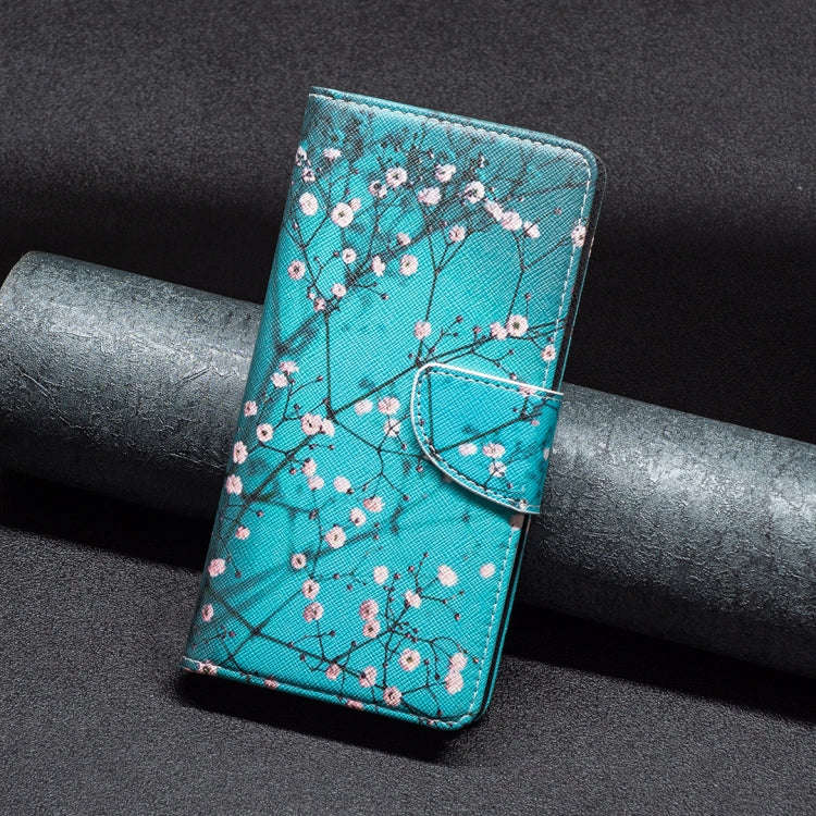 For Sony Xperia 5 III Drawing Pattern Leather Phone Case(Plum Blossom)