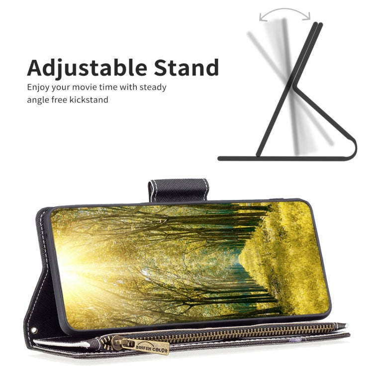 For Sony Xperia 1 III Colored Drawing Pattern Zipper Horizontal Flip Phone Leather Case(Bear)