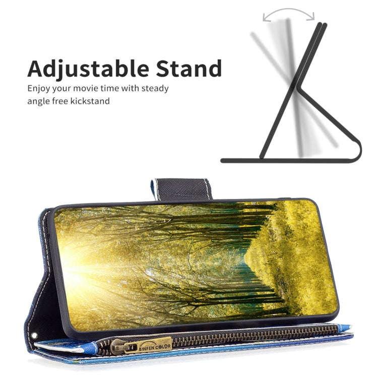 For Sony Xperia 1 III Colored Drawing Pattern Zipper Horizontal Flip Phone Leather Case(Gold Butt...