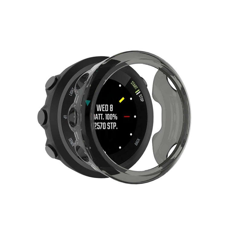 For Garmin Forerunner 45 TPU Protective Shell(Transparent Black)