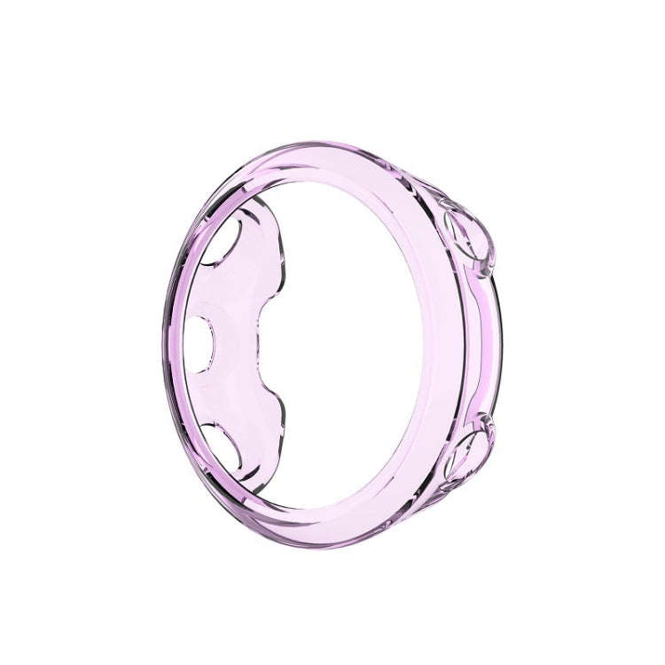 For Garmin Forerunner 45 TPU Protective Shell(Transparent Purple)