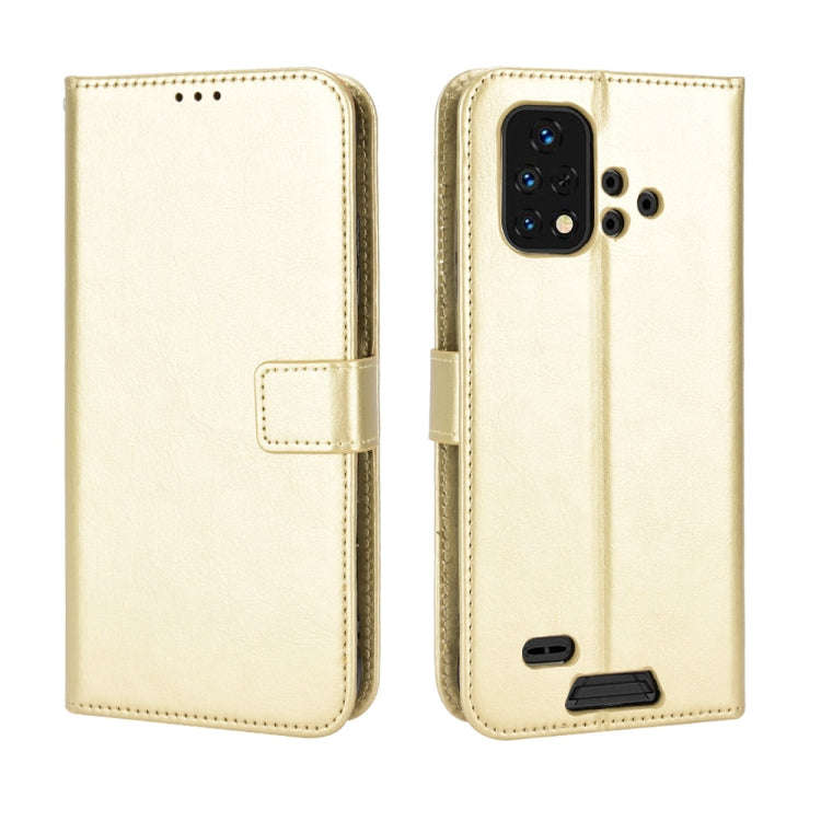 For Umidigi Bison X10G / X10G NFC Crazy Horse Texture Horizontal Flip Phone Leather Case(Gold)