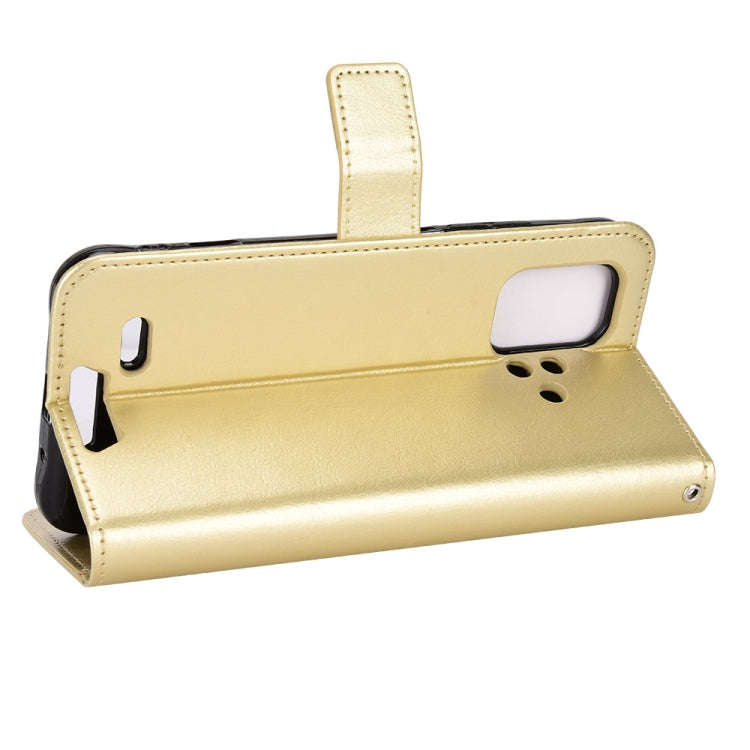 For Umidigi Bison X10G / X10G NFC Crazy Horse Texture Horizontal Flip Phone Leather Case(Gold)