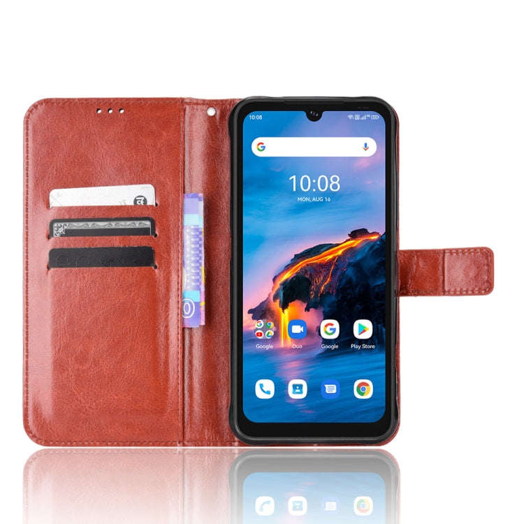 For Umidigi Bison X10G / X10G NFC Crazy Horse Texture Horizontal Flip Phone Leather Case(Brown)