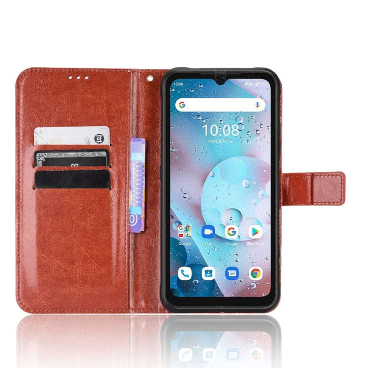 For Umidigi Bison X10S / X10S NFC Crazy Horse Texture Horizontal Flip Phone Leather Case(Brown)