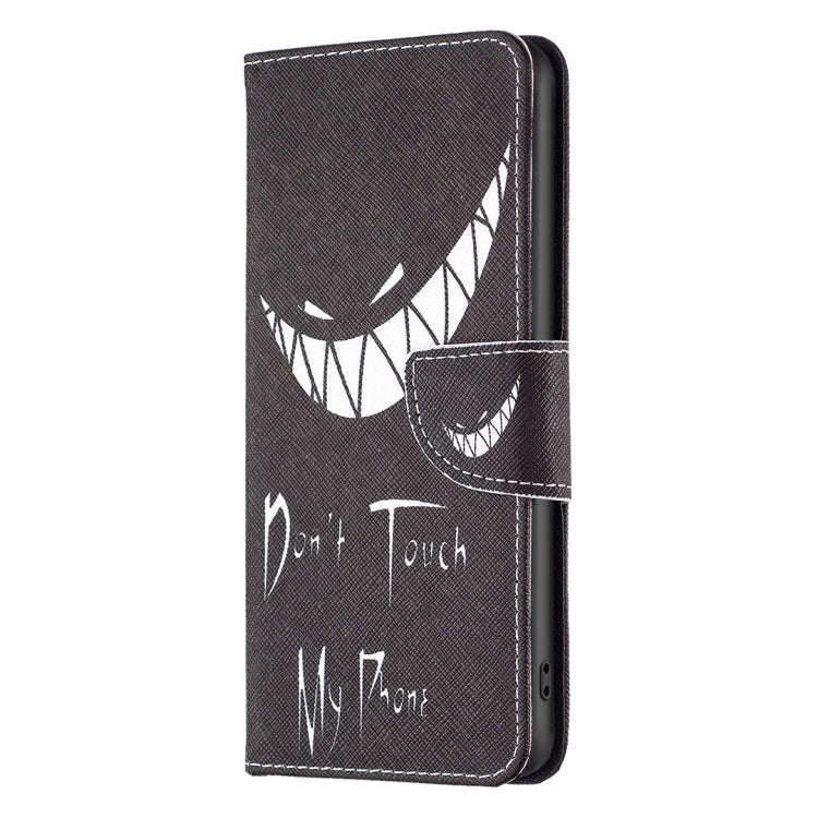 For Honor 60 Colored Drawing Pattern Horizontal Flip Leather Phone Case(Smirk)