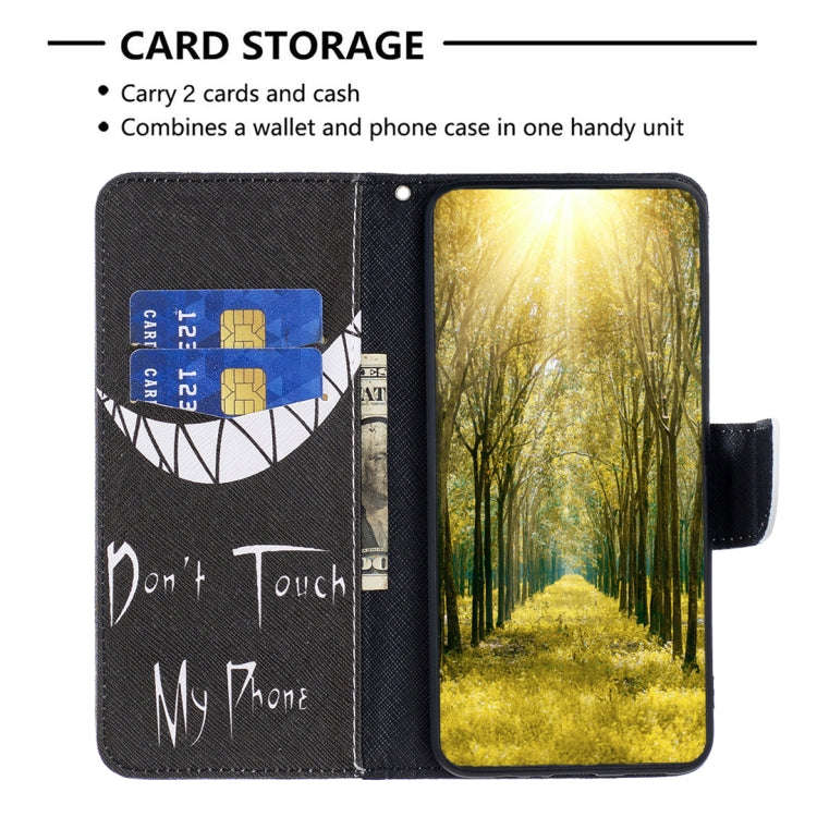For Honor 60 Colored Drawing Pattern Horizontal Flip Leather Phone Case(Smirk)