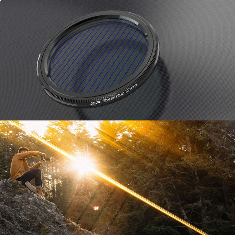 JSR Starlight Drawing Camera Lens Filter, Size:72mm(Streak Blue)