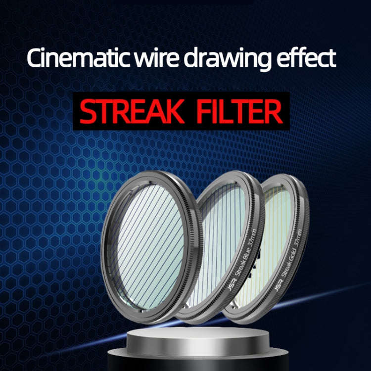 JSR Starlight Drawing Camera Lens Filter, Size:105mm(Streak Blue)