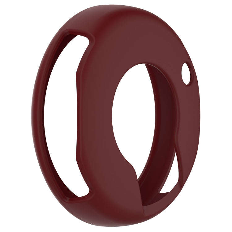 For Garmin Vivomove HR Sport Silicone Protective Case(Red Wine)