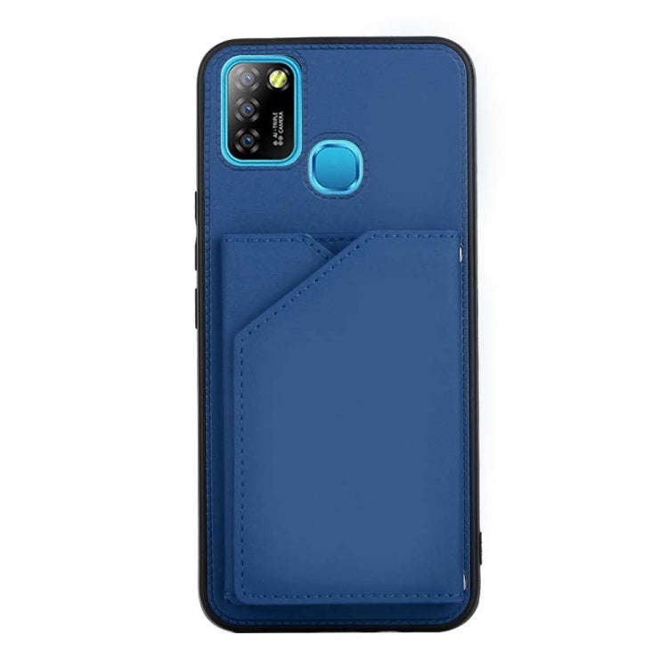For Infinix Smart 5 / Hot 10 Lite Skin Feel PU + TPU + PC Phone Case(Blue)