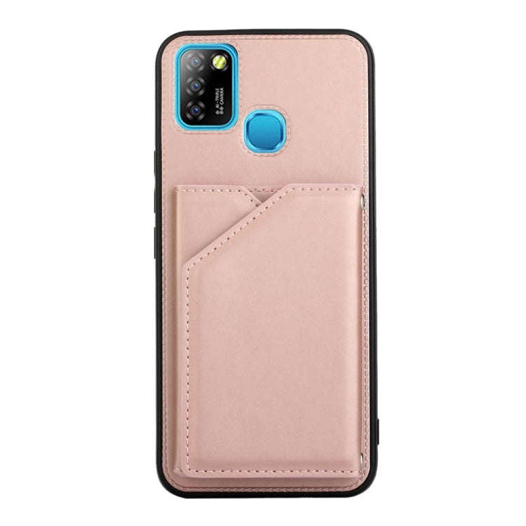 For Infinix Smart 5 / Hot 10 Lite Skin Feel PU + TPU + PC Phone Case(Rose Gold)
