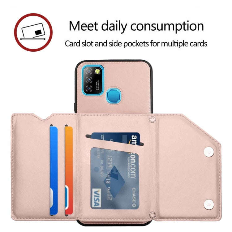 For Infinix Smart 5 / Hot 10 Lite Skin Feel PU + TPU + PC Phone Case(Rose Gold)