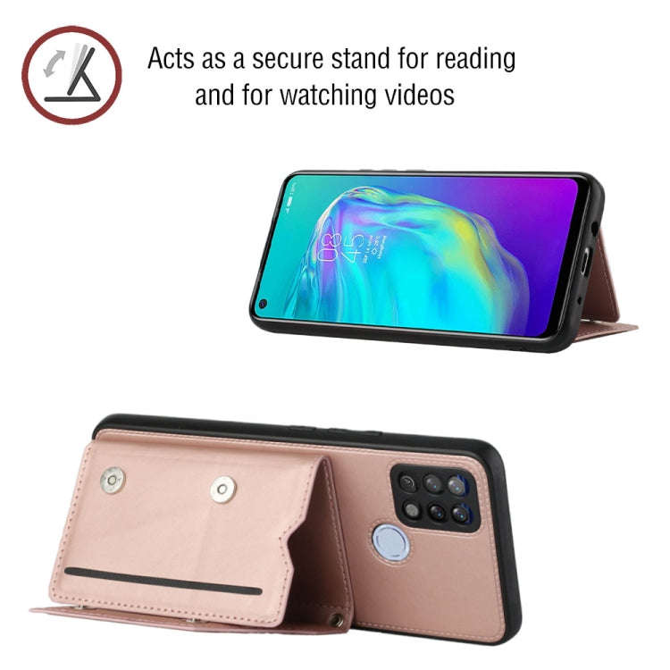 For Tecno Pova Skin Feel PU + TPU + PC Phone Case(Rose Gold)