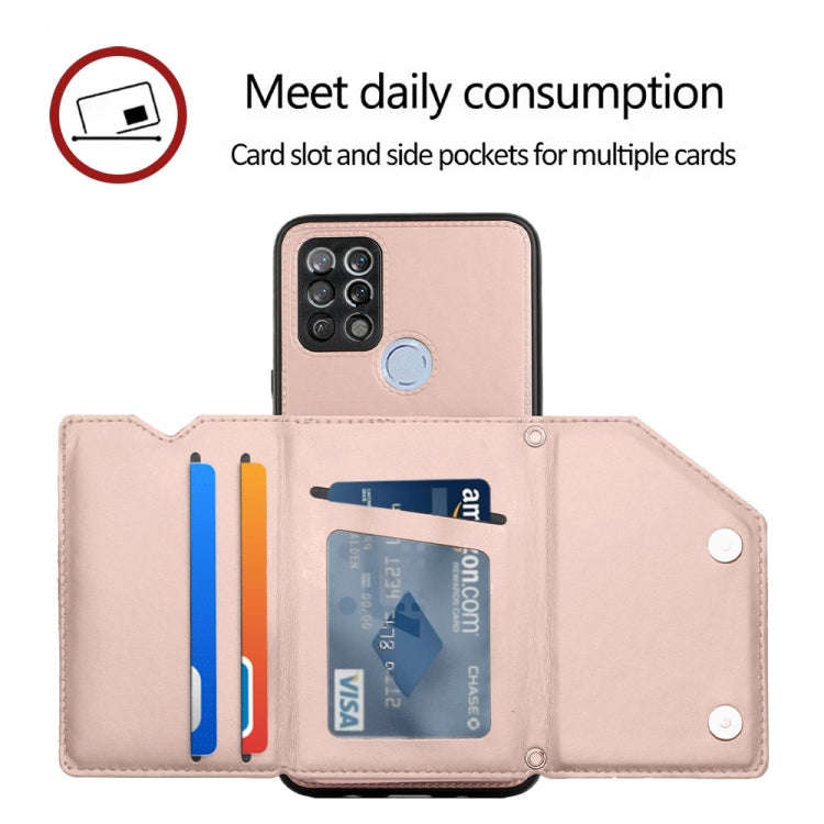 For Tecno Pova Skin Feel PU + TPU + PC Phone Case(Rose Gold)