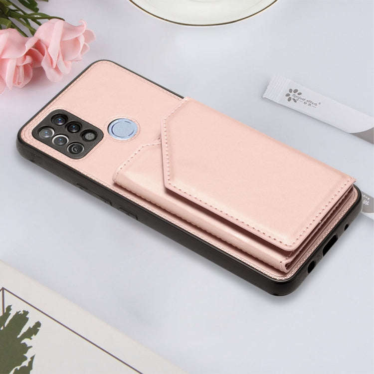 For Tecno Pova Skin Feel PU + TPU + PC Phone Case(Rose Gold)