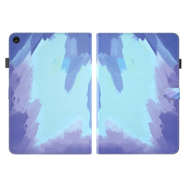 For Lenovo Tab M10 Plus 10.6 3rd Gen. Watercolor Pattern Skin Feel Magnetic Leather Tablet Case(W...