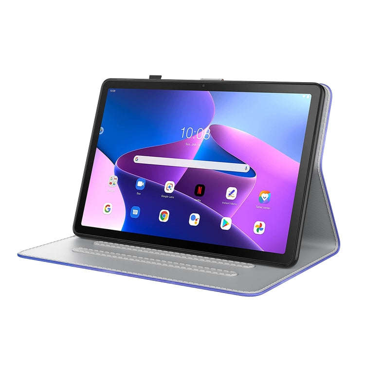 For Lenovo Tab M10 Plus 10.6 3rd Gen. Watercolor Pattern Skin Feel Magnetic Leather Tablet Case(W...