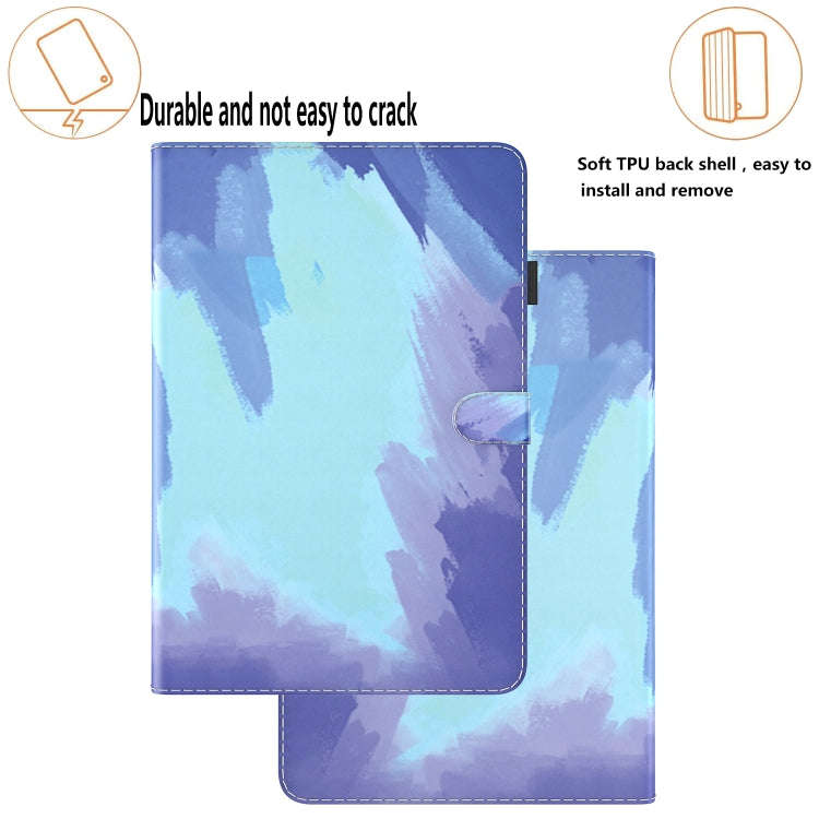 For Lenovo Tab M10 Plus 10.6 3rd Gen. Watercolor Pattern Skin Feel Magnetic Leather Tablet Case(W...