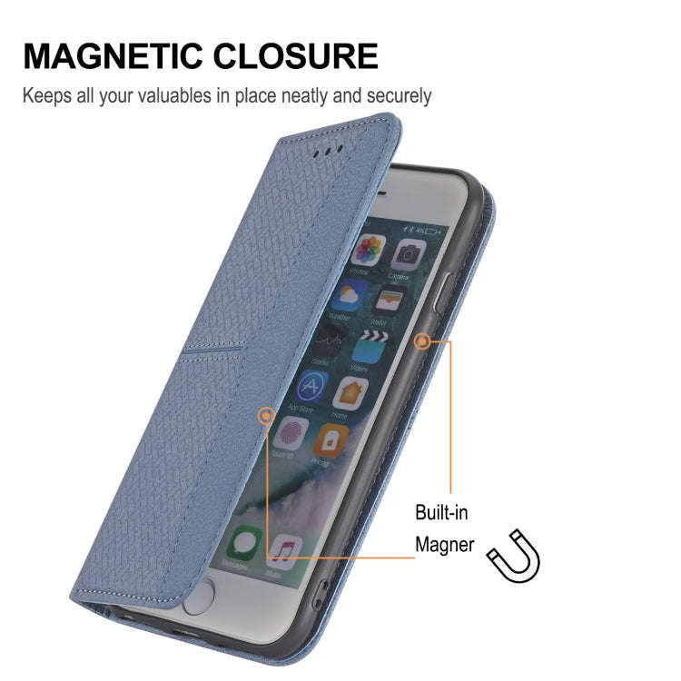 For Nokia G21 / G11 Woven Texture Stitching Magnetic PU Leather Phone Case(Grey)