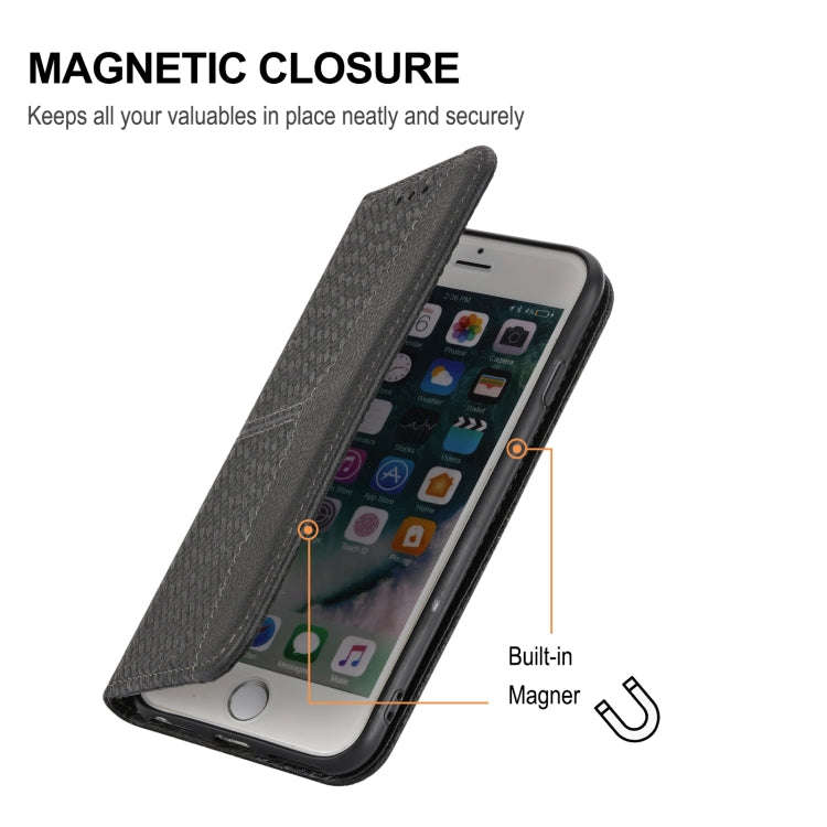 For Sony Xperia 10 IV Woven Texture Stitching Magnetic PU Leather Phone Case(Black)