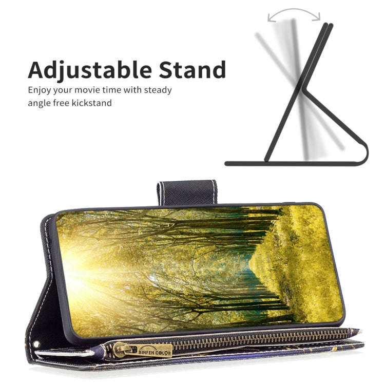 For Infinix Hot 11s NFC Colored Drawing Pattern Zipper Leather Phone Case(Big Butterfly)