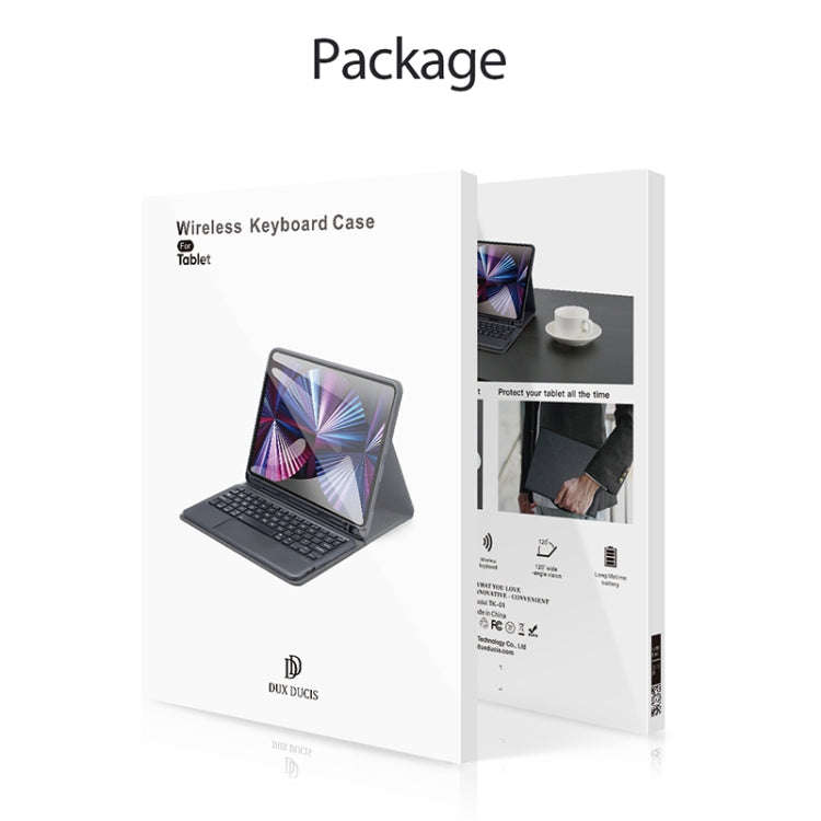 DUX DUCIS Bluetooth Keyboard Leather Case with Touchpad & Smart Sleep Function For iPad 10.2 2021...
