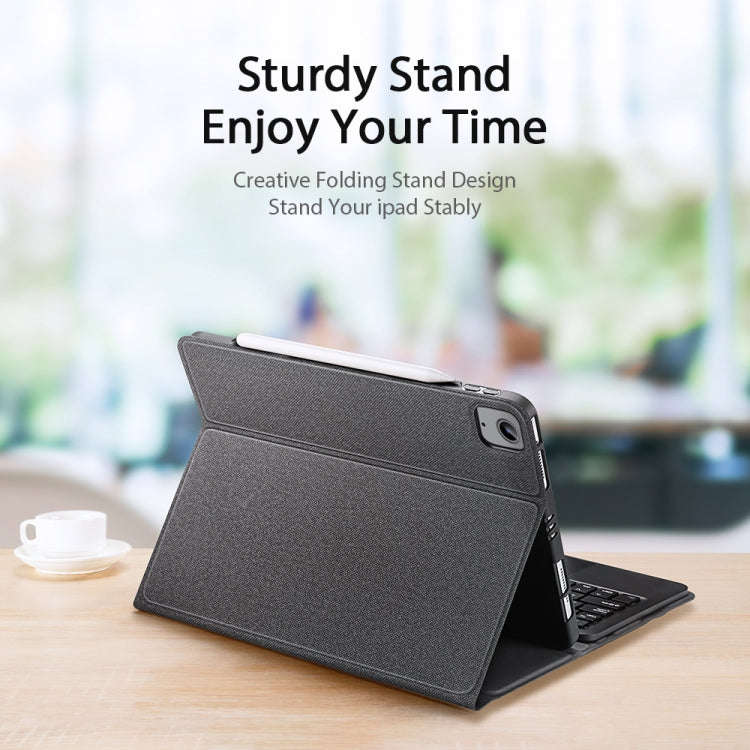 DUX DUCIS Bluetooth Keyboard Leather Case with Touchpad & Smart Sleep Function For iPad Air 4/5 /...