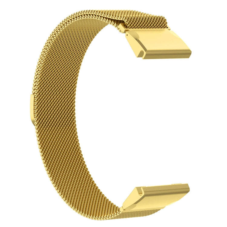 For Garmin Fenix 6 / Fenix 7 Milanese Watch Band(Golden)