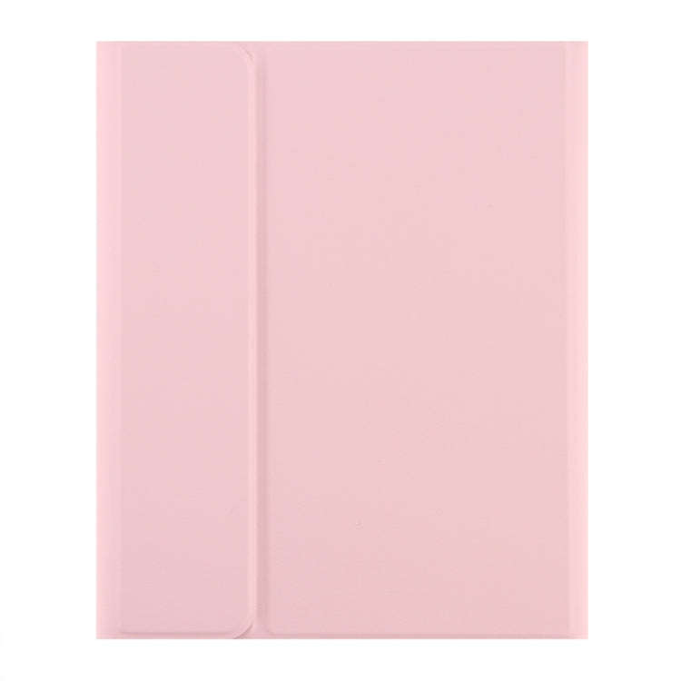 Round Cap Bluetooth Keyboard Leather Case with Pen Slot for Samsung Galaxy Tab S6 Lite, Specifica...