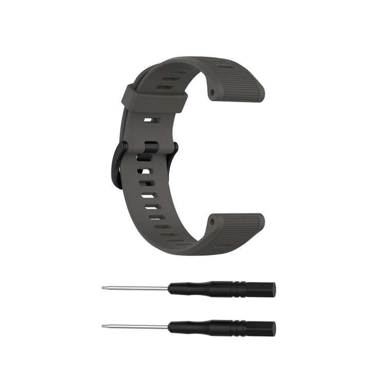 For Garmin Forerunner 945 Silicone Watch Band(Gray)