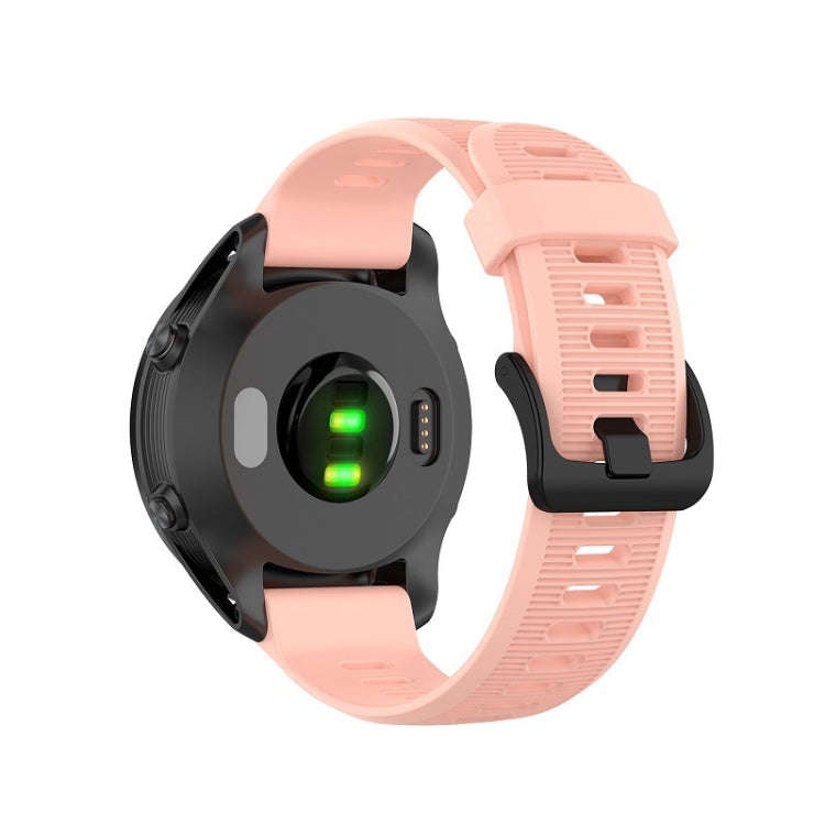 For Garmin Forerunner 945 Silicone Watch Band(Light Powder)