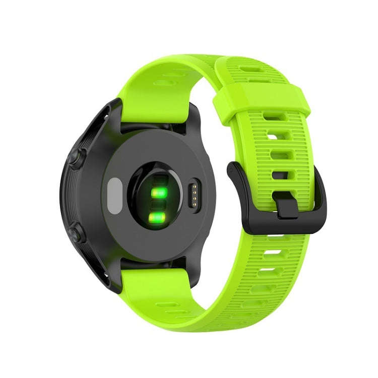 For Garmin Forerunner 945 Silicone Watch Band(Lime)