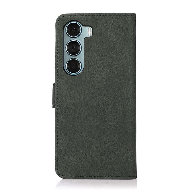 For Motorola Moto G200 5G KHAZNEH Matte Texture Leather Phone Case(Green)