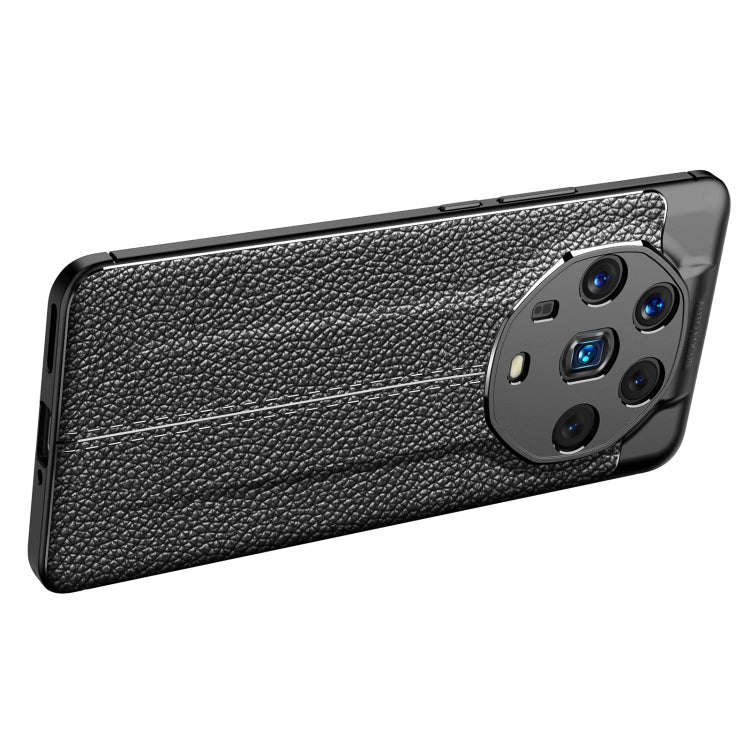 For Honor Magic4 Ultimate Litchi Texture Shockproof TPU Phone Case(Blue)