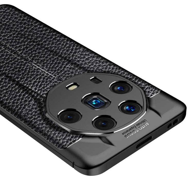 For Honor Magic4 Ultimate Litchi Texture Shockproof TPU Phone Case(Blue)