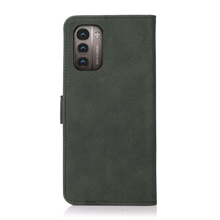 For Nokia G21 / G11 KHAZNEH Matte Texture Leather Phone Case(Green)