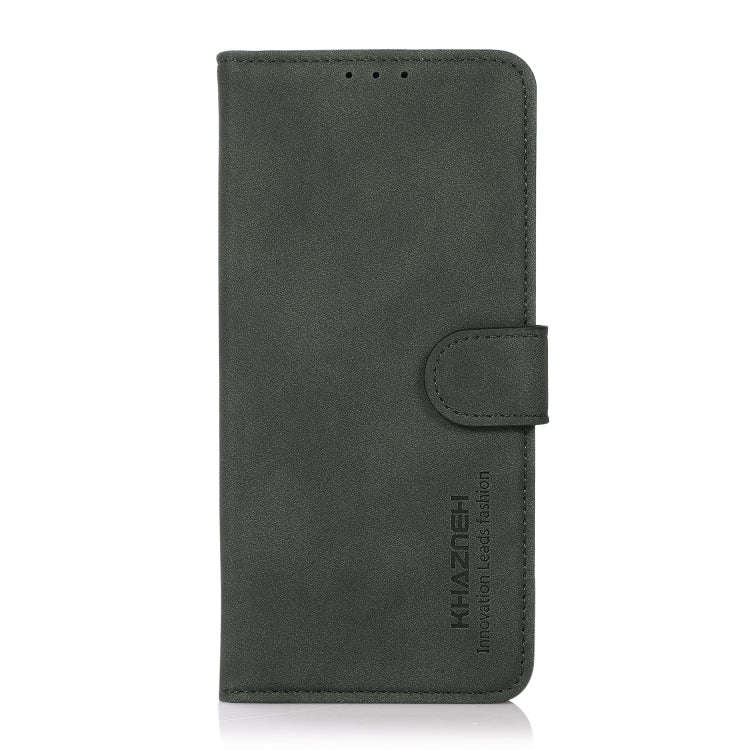 For Google Pixel 6a KHAZNEH Matte Texture Leather Phone Case(Green)
