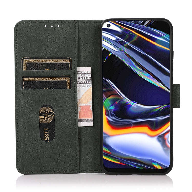 For Google Pixel 6a KHAZNEH Matte Texture Leather Phone Case(Green)