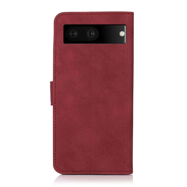 For Google Pixel 7 5G KHAZNEH Matte Texture Leather Phone Case(Red)