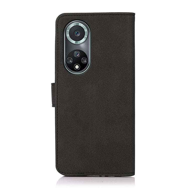 For Honor 50 Pro KHAZNEH Matte Texture Leather Phone Case(Black)