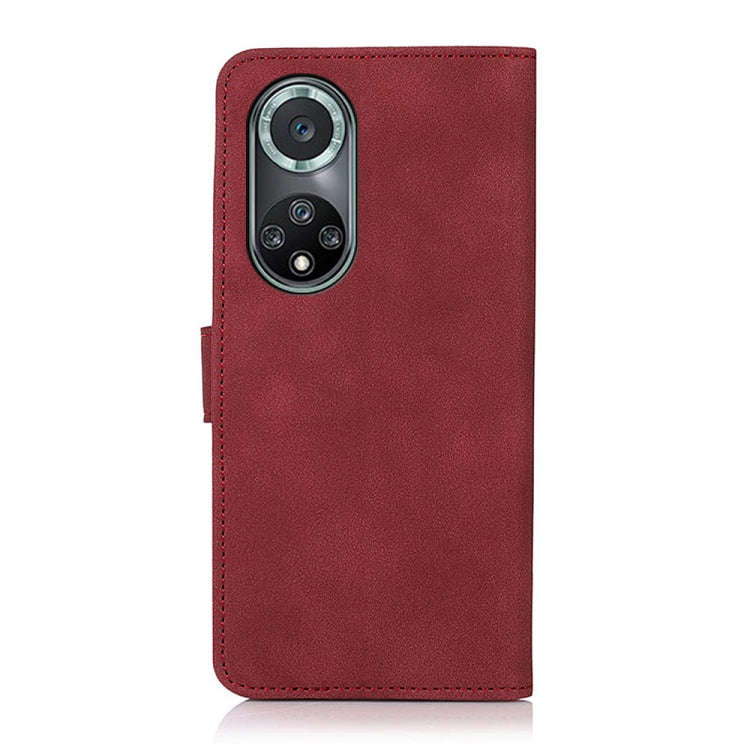 For Honor 50 Pro KHAZNEH Matte Texture Leather Phone Case(Red)